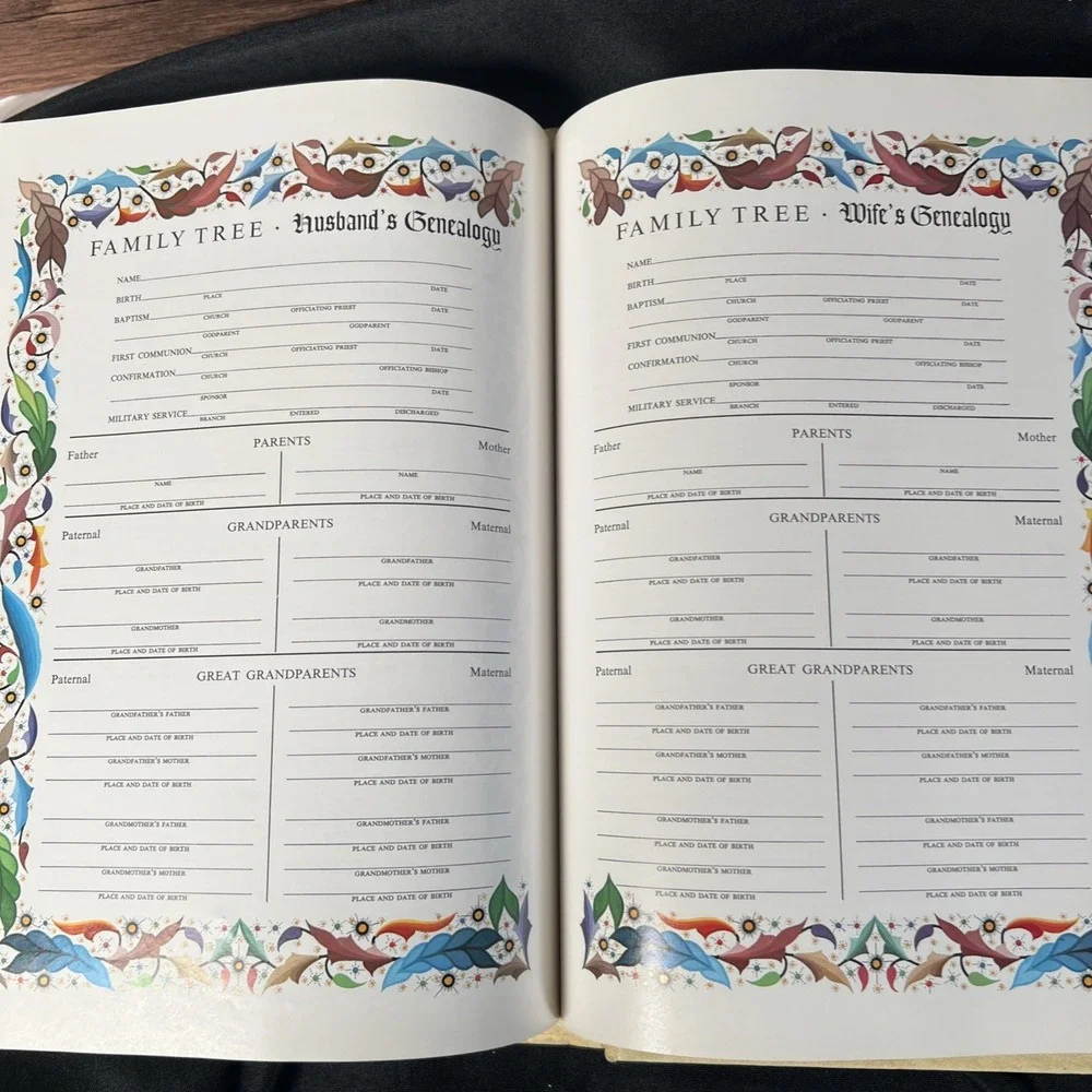 Vintage Holy Bible Fireside Family Edition Catholic  1974/75‎ Edition